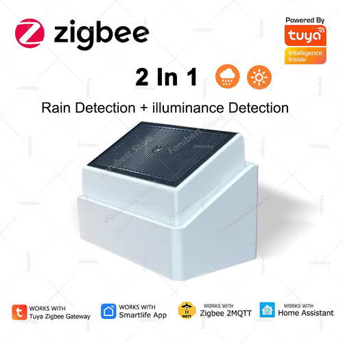 Sensore pioggia luce zigbee - pioggia,